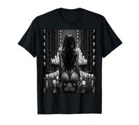 Sexy Shibari Art Tees - Femme Sexy en Corde Shibari en Noir et Blanc T-Shirt