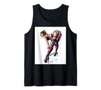 Sexy Shibari Art Tees - Femme Sexy en Corde Shibari Rouge Débardeur