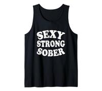 Sexy Strong Sober Anonymous Alcooliques AA NA Vivre Débardeur