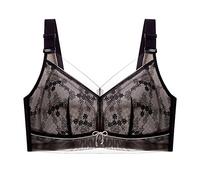 Sexy Thin Lace Cup Surface Ultra Femmes Bra Mince avec de Gros Seins et Aucune Jante ne se rassemble pour éviter de s'affaisser