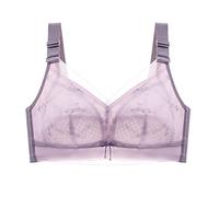 Sexy Thin Lace Cup Surface Ultra Femmes Bra Mince avec de Gros Seins et Aucune Jante ne se rassemble pour éviter de s'affaisser