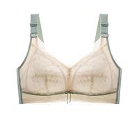 Sexy Thin Lace Cup Surface Ultra Femmes Bra Mince avec de Gros Seins et Aucune Jante ne se rassemble pour éviter de s'affaisser