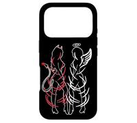 Sexy Women Illustration Duality Symbol Devil and Angel Girls Coque pour iPhone 17 Pro