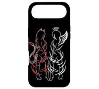 Sexy Women Illustration Duality Symbol Devil and Angel Girls Coque pour iPhone Air