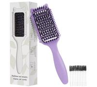 Sexyhot Curl Defining Brush, Brosse à Cheveux Bouclés, Brosse Coiffante pour Cheveux pour Homme et Femme, Adapté à Tous les Types de Cheveux, Réduit les cheveux rebelles et fourchus(Violet)