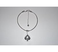 SexyJewels-Co-Uk Beta Boi Spades dôme Charm Soumission Sissy Adultère Euro Cheville Chaîne de Cheville ? Bracelet Sexy Bijoux