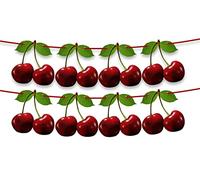 Seyal® Décoration de fête d'anniversaire - Guirlande de cerises