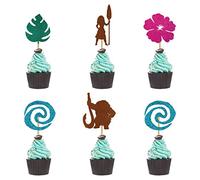 Seyal Décoration pour Cupcakes Vaiana Petit Découpeur de Cupcake Moana