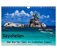 Seychellen - Der Garten Eden im Indischen Ozean (Wandkalender 2026 DIN A4 quer), CALVENDO Monatskalender: Mitten im Indischen Ozean findet man ein ... Inselwelt der Seychellen vermitteln.