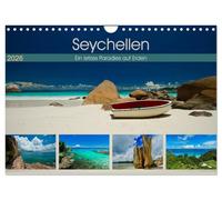 Seychellen - Ein letztes Paradies auf Erden (Wandkalender 2026 DIN A4 quer), CALVENDO Monatskalender: Die Seychellen sind berühmt für ihre traumhaft ... sowie die spektakuläre Fauna und Flora!