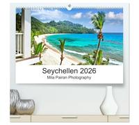 Seychellen Paradies 2026 (hochwertiger Premium Wandkalender 2026 DIN A2 quer), Kunstdruck in Hochglanz: Monatskalender für Seychellen,Natur und Abenteuer Liebhaber