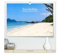 Seychellen - Paradis im indischen Ozean (hochwertiger Premium Wandkalender 2026 DIN A2 quer), Kunstdruck in Hochglanz: Monatskalender mit beeindruckenden und schönen Bilder von den Seychellen
