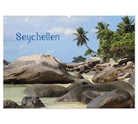 Seychellen (Wandkalender 2026 DIN A2 quer), CALVENDO Monatskalender: Träume zwischen Granitfelsen unter Palmen