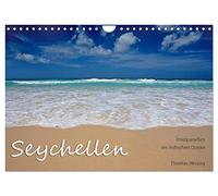 Seychellen (Wandkalender 2026 DIN A4 quer), CALVENDO Monatskalender: Inselparadies im Indischen Ozean