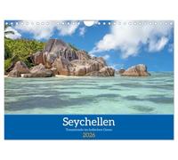 Seychelles - des îles de rêve dans l'océan Indien (Calendrier mural 2026 DIN A4 horizontal), CALVENDO calendrier mensuel