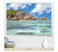 Seychelles - Des îles de rêve dans l'océan Indien (Calendrier mural haut de gamme 2027 DIN A2 vertical), CALVENDO calendrier mensuel: Photos des belles îles de Mahé et La Digue.