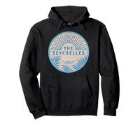 Seychelles Feuilles de Palmier Île Tropical Souvenir Sweat à Capuche
