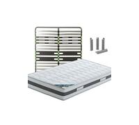 SEYCHELLES - Pack Matelas + AltoZone 140x200 + Pieds - Altobuy