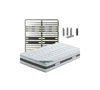 SEYCHELLES - Pack Matelas + AltoZone 160x200 + Pieds - Altobuy
