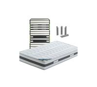 SEYCHELLES - Pack Matelas + AltoZone 90x190 + Pieds -