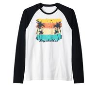 Seychelles Palmiers Paradis Tropical Île Cadeau Souvenir Manche Raglan
