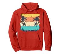 Seychelles Palmiers Paradis Tropical Île Cadeau Souvenir Sweat à Capuche