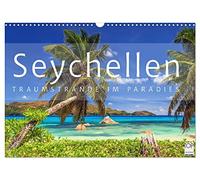 Seychelles Plages de rêve au paradis, Version française (Calendrier mural 2026 DIN A3 portrait), Calendrier CALVENDO mensuel