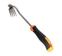 SEYIMTU Extracteur de mauvaises herbes en acier au manganèse avec long manche - Désherbeur à 4 dents tranchantes pour désherbage de précision dans les espaces restreints - Outil de désherbage avec