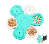 SEYIMTU Jouets interactifs pour chien - Mangeoire puzzle à 3 couches avec design de alimentation lente pour stimulation mentale et digestion (bleu)