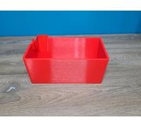 SEYLAB | Bac à Déchets pour Surjeteuse, Compatible BROTHER M343D/1034DX/1334DS, Imprimé en 3D en France Bac Surjeteuse Bac à Surjeteuse (Rouge)
