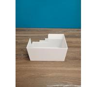 SEYLAB | Bac à Déchets pour Surjeteuse, Compatible LIDL PFAFF 1450 OL, Imprimé en 3D en France Bac Surjeteuse Bac à Surjeteuse Poubelle Surjeteuse (Blanc)