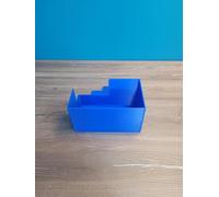 SEYLAB | Bac à Déchets pour Surjeteuse, Compatible LIDL PFAFF 1450 OL, Imprimé en 3D en France Bac Surjeteuse Bac à Surjeteuse Poubelle Surjeteuse (Bleu)