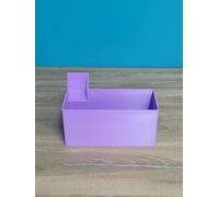 SEYLAB | Bac à Déchets pour Surjeteuse, Compatible LIDL PFAFF Element 1230 OL 1230-OL, Imprimé en 3D en France Bac Surjeteuse Bac à Surjeteuse Poubelle Surjeteuse (Mauve)