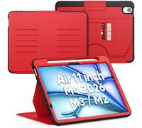 SEYMAC Étui pour iPad Air 11" 2024 M2, pour iPad Air 6e génération (A2902/A2903/A2904), Protection complète avec Mise en Veille/réveil Automatique, Coque magnétique Solide avec 5 Angles de Support,