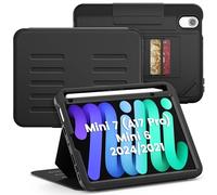 SEYMAC Étui pour iPad Mini 7 (A17 Pro)/Mini 6 8,3" 2024/2021, pour iPad Mini 7e/6e génération, Coque magnétique puissante avec Mise en Veille/réveil Automatique, Porte-Crayon, Support réglable à