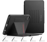 SEYMAC stock Coque pour Samsung Galaxy Tab A9 8.7'' 2023 SM-X110/X115/X117, Étui de Protection Galaxy Tab A9 avec [Support Multi-Angles] & Emplacement pour Carte, (Noir)