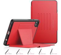 SEYMAC stock Coque pour Samsung Galaxy Tab A9 8.7'' 2023 SM-X110/X115/X117, Étui de Protection Galaxy Tab A9 avec [Support Multi-Angles] & Emplacement pour Carte, (Rouge)
