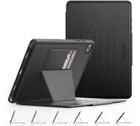 SEYMAC stock Coque pour Samsung Galaxy Tab A9 Plus 11'' 2023 SM-X210/X216/X218, Étui de Protection Galaxy Tab A9+ avec [Support Multi-Angles]& Emplacement pour Carte, Veille/Réveil Automatique (Noir)