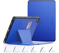 SEYMAC stock Coque pour Samsung Galaxy Tab A9 Plus 11'' 2023 SM-X210/X216/X218, Étui de Protection Galaxy Tab A9+ avec [Support Multi-Angles]& Emplacement pour Carte, Veille/Réveil Automatique (Bleu)