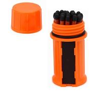 Seymal Kit De Survie D'allumettes étanches, 20 Pièces/Baril, Kit D'allumettes Anti-Tempête avec étui, Allumettes Portables for Allume-Feu D'extérieur en Cas d'urgence, for Camping, Randonnée, Pêche