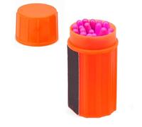 Seymal Kit De Survie D'allumettes étanches, 20 Pièces/Baril, Kit D'allumettes Anti-Tempête avec étui, Allumettes Portables for Allume-Feu D'extérieur en Cas d'urgence, for Camping, Randonnée, Pêche