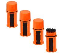 Seymal Kit De Survie D'allumettes étanches, 20 Pièces/Baril, Kit D'allumettes Anti-Tempête avec étui, Allumettes Portables for Allume-Feu D'extérieur en Cas d'urgence, for Camping, Randonnée, Pêche