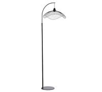 Seynave Lampadaire VAGALA en Métal Noir - Éclairage Moderne et Industriel avec Abat-Jour Ajouré - Design Bohème pour Salon et Chambre