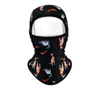 SEYUFN Bebe Cagoule Enfant Bebe Fille Bonnet Enfant Garcon Cagoule Fille Bonnet Hiver Chaud Chapeau Garcon Ski Balaclava Sports (FR/ES, Âge, 2 Ans, 8 Ans, B-Orange Dinosaure)