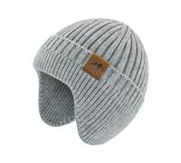 SEYUFN Bonnet Enfant Garcon Hiver Bonnet Bebe Fille Dinosaure Tricot Chapeau Bebe Garcon Large Protection des Oreilles (FR/ES, Âge, 3 Ans, 8 Ans, A-Gris)