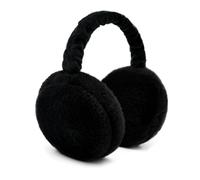 SEYUFN Pliable Cache-oreilles Femme Cache oreille Fille Réglable Cache-oreilles Hiver Cache-oreille Chaud Protege Oreille Femme Peluche (Noir)