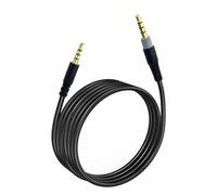 SEYUGOPTI Câble audio de rechange compatible avec casque de jeu Kingston Hyperx Cloud Alpha et Mix, pour casques de jeu Logitech G933 G633, câble audio en nylon de 3,5 mm, 1,5 m