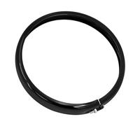 SEYXF Couvercle de Protection Anneau De Garniture De Phare De Moto Noir, 5.75 Pouces, pour Harley Softail Street Bob Sportster XL 883 1200 pour Dyna FXBB FXLR FXST