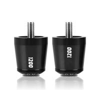 SEYXF Embouts de Guidon Accessoires Moto Guidon De Course Poignées De Guidon Extrémités pour Kawasaki ZZR1200 ZZR-1200 ZZR 1200 2002-2020 2003 2004 2005(Nero)