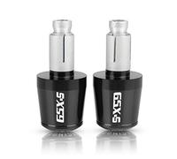 SEYXF Embouts de Guidon pour Suzuki GSXS750 GSXS1000 GSX-S 750 1000 GSX S 750 1000 2015 2016 2017 2018 Poignée De Guidon De Moto Poignées D'extrémité(Nero)